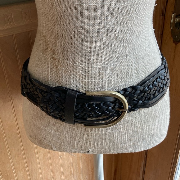 MICHAEL Michael Kors black leather belt - Picture 1 of 9